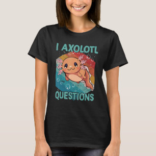 I Axolotl Questions Cute Axolotl Vintage Kids Boys T-Shirt