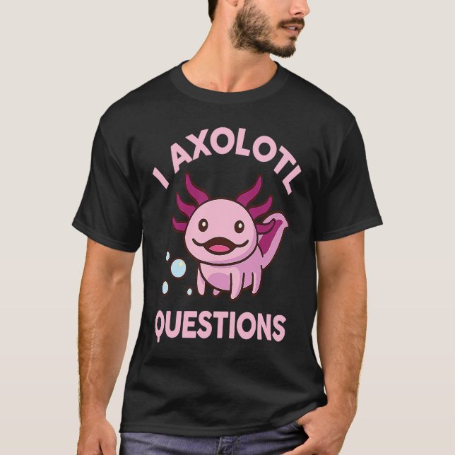 I Axolotl Questions Kids Pastel Goth Cute Teen Gir T-Shirt (Front)