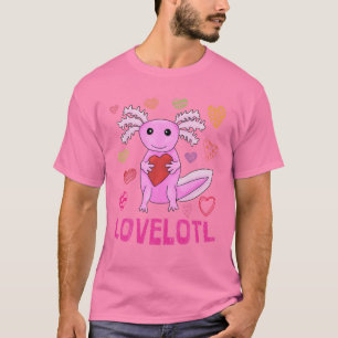 I Axolotl Questions Kids Salamander Plush Funny Cu T-Shirt