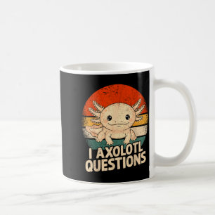 I Axolotl Questions Shirt Adults Youth Kids Retro  Coffee Mug