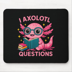 I Axolotl Questions Shirt Adults Youth Kids Retro Mouse Mat
