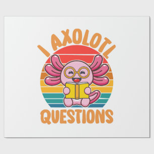 I Axolotl Questions Wrapping Paper