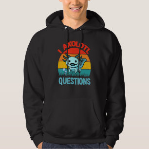 I Axolotl Questions Youth Kids Retro 90s Salamande Hoodie