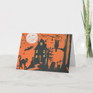 I B Gone Vintage Halloween Postcard