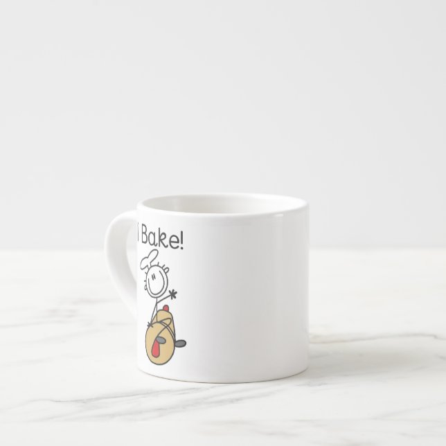 I Bake Espresso Cup (Front Left)
