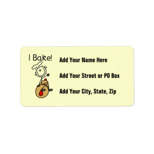 I Bake Label