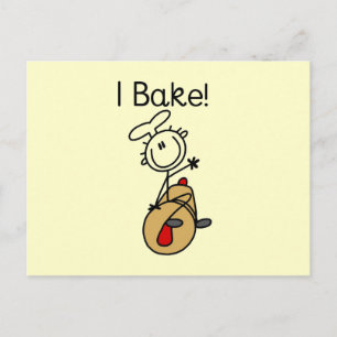 I Bake Postcard
