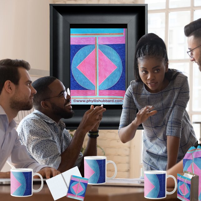 I Balance Acrylic Sign (Get the full "I Balance" collection at https://bit.ly/SmartArtZazzle)