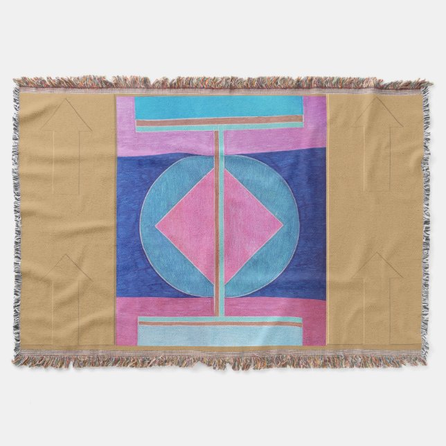 I Balance Throw Blanket (Front)