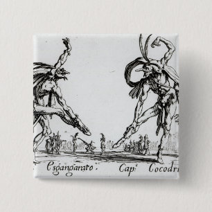 I Balli de Spessanei, or Le Grande Chasse 15 Cm Square Badge