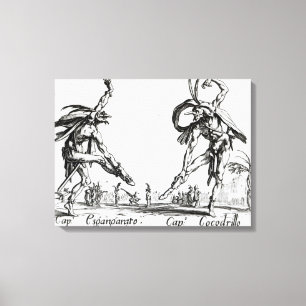 I Balli de Spessanei, or Le Grande Chasse Canvas Print