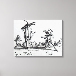 I Balli de Spessanei, or Le Grande Chasse Canvas Print