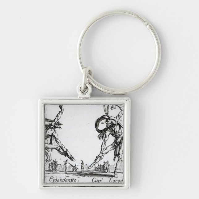 I Balli de Spessanei, or Le Grande Chasse Key Ring (Front)