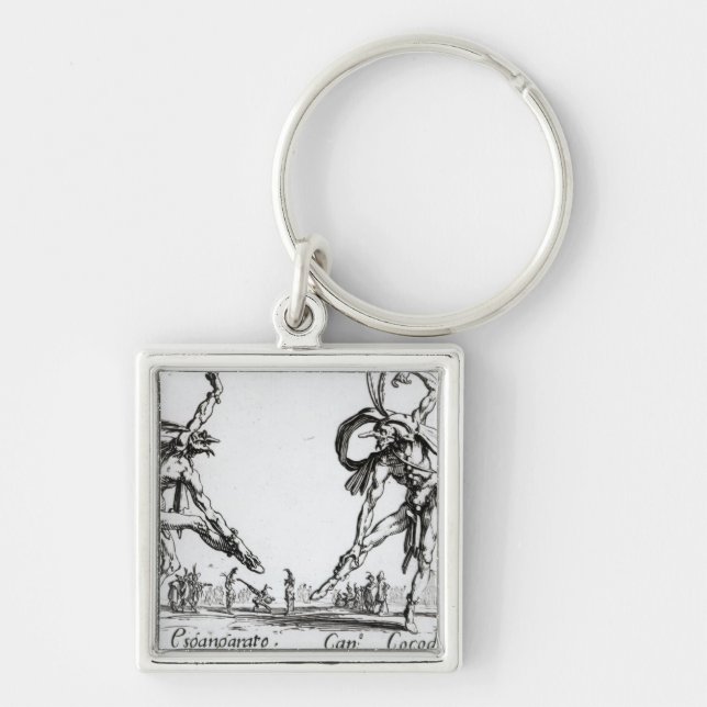 I Balli de Spessanei, or Le Grande Chasse Key Ring (Front)