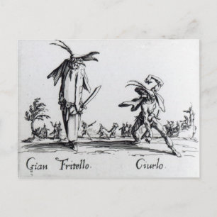 I Balli de Spessanei, or Le Grande Chasse Postcard