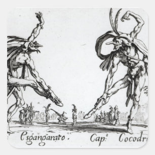 I Balli de Spessanei, or Le Grande Chasse Square Sticker