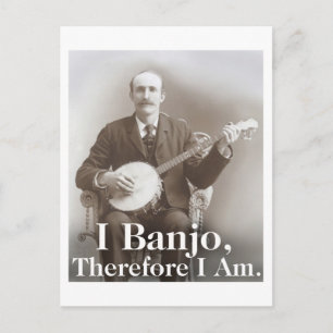I Banjo Postcard