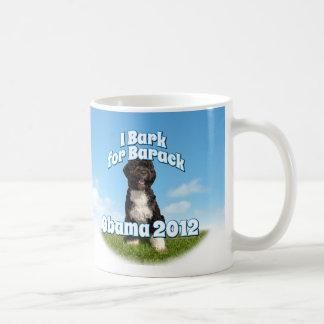 I Bark for Barack, Bo the First Dog Obama Coffee Mug