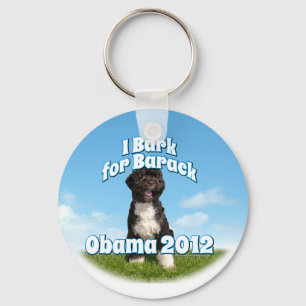 I Bark for Barack, Bo the First Dog Obama Key Ring