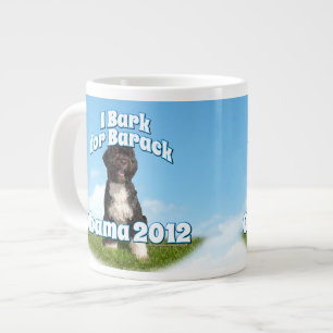 I Bark for Barack, Bo the First Dog Obama Large Coffee Mug