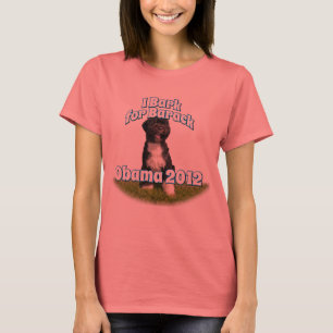 I Bark for Barack, Bo the First Dog Obama T-Shirt