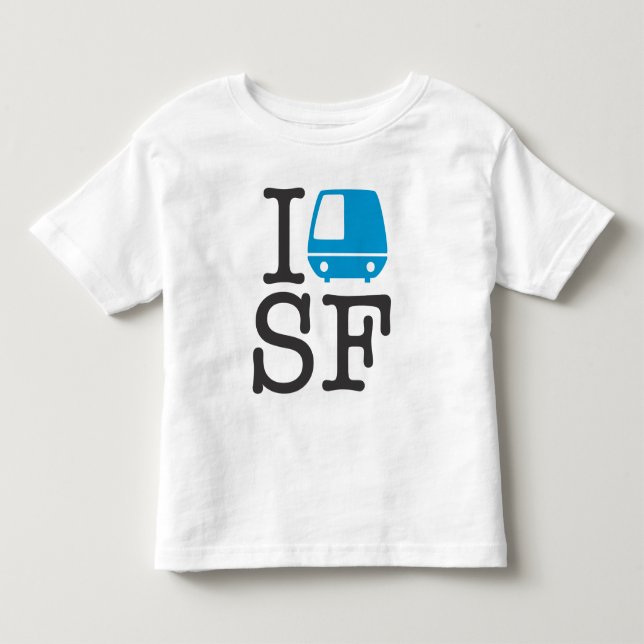 I Bart SF Toddler Shirt (Front)
