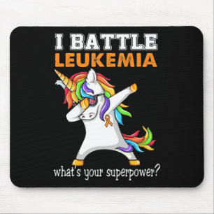 I Battle Leukaemia Awareness Mouse Mat
