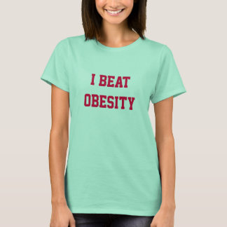 I beat obesity t-shirt