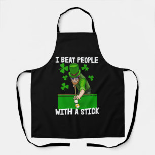 I Beat People With A Stick Apron