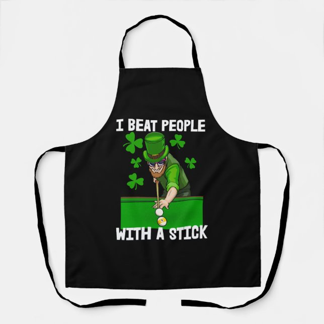 I Beat People With A Stick  Apron (Front)