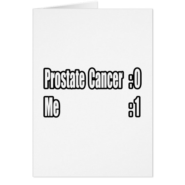 I Beat Prostate Cancer (Scoreboard) (Front)