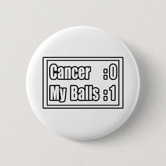 I Beat Testicular Cancer (Scoreboard) 6 Cm Round Badge