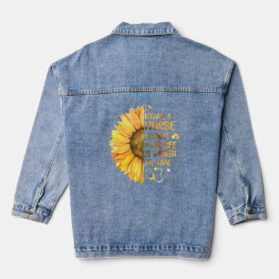 I Became A Nurse Because Your Life Is Worth My Tim Denim Jacket