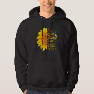 I Became A Nurse Sunflower Nurse Day 2022 Nurse Hoodie