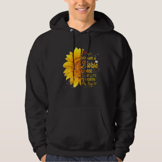 I Became A Nurse Sunflower Nurse Day 2022  Nurse Hoodie