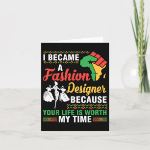 I Became A Social Worker Because Your Life Is Wort Card
