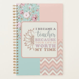 I Became a Teacher Planner