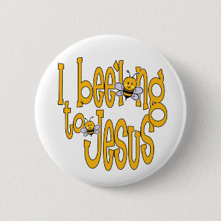 I Bee'long to Jesus 6 Cm Round Badge