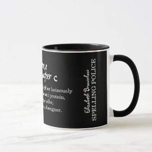 I Before E Spelling Police Personalised Mug