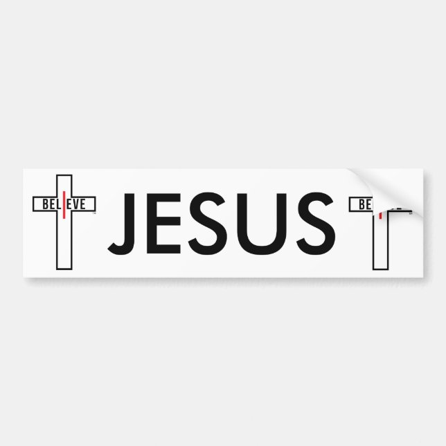I believe bumper sticker, show your faith. bumper sticker (Front)