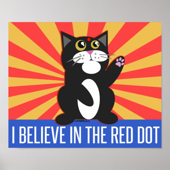 I Believe Cat Poster (Front)