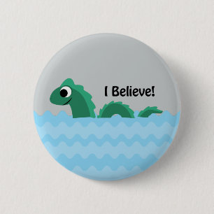 I Believe Champ the Lake Champlain Monster 6 Cm Round Badge