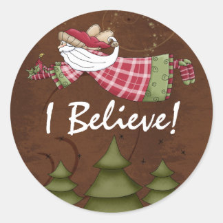 I Believe!  Christmas Holiday stickers