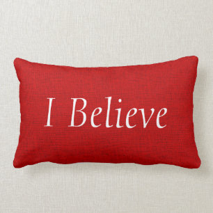 I Believe Christmas Pillow
