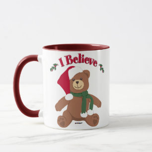 I Believe! Christmas Teddy Bear Mug