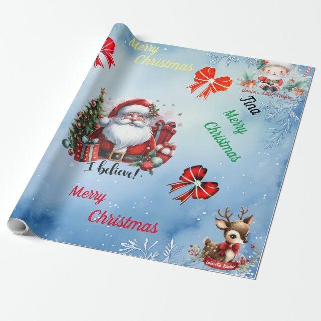 I believe Christmas  Wrapping Paper (Unrolled)