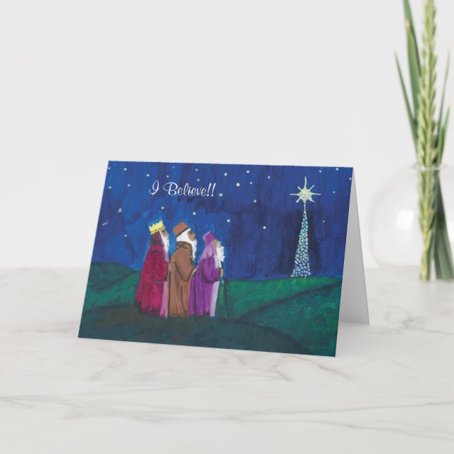 I Believe Holiday Card (Front)