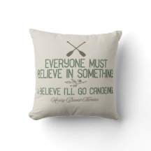 I Believe I'll Go Canoeing | Thoreau Quote