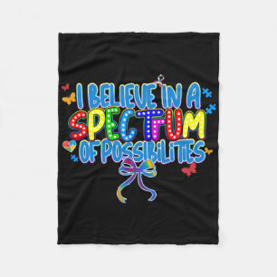 I Believe In A Spectrum Of Possibilities2 Fleece Blanket
