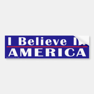 I Believe in America Bumper Sticker